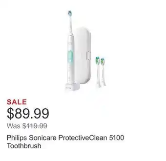 Costco Philips sonicare protectiveclean 5100 toothbrush offer
