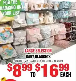 Len's Mill Stores Baby blankets offer