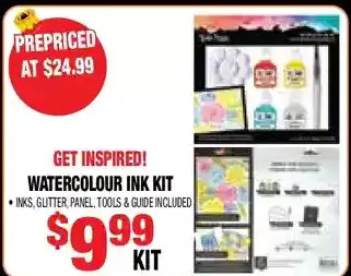 Len's Mill Stores Watercolour ink kit offer