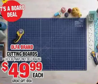Len's Mill Stores Olfa brand cutting boards offer