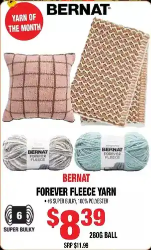 Len's Mill Stores Forever fleece yarb offer