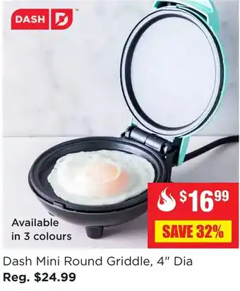 Kitchen Stuff Plus Dash mini round griddle offer