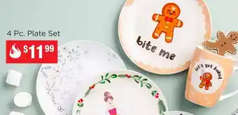 Kitchen Stuff Plus 4 pc. plate set offer
