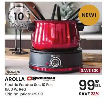 Stokes Arolla electric fondue set offer