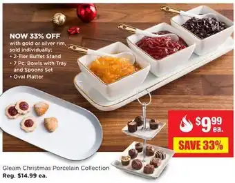Kitchen Stuff Plus Gleam christmas porcelain collection offer