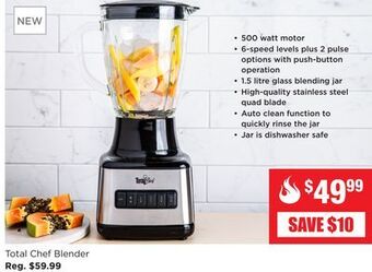 Kitchen Stuff Plus Total chef blender offer