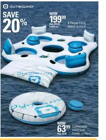 Canadian Tire 4-Person Party Island offer