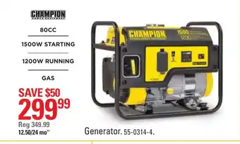 Canadian Tire Generator offer