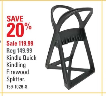 Canadian Tire Kindle Quick Kindling Firewood Splitter offer
