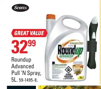 Canadian Tire Roundrup Advanced Pull 'N Spray, offer