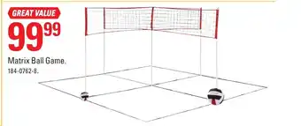 Canadian Tire Matrix Ball Game offer