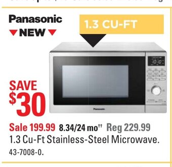 Canadian Tire 1.3 Cu-Ft Stainless-Steel Microwave offer