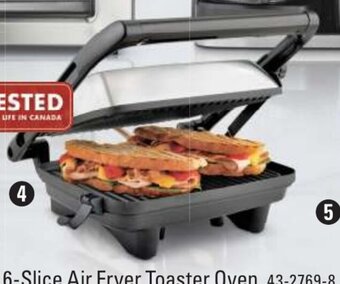 Canadian Tire Panini Press offer