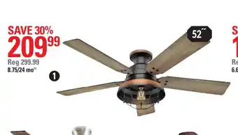 Canadian Tire Hunter Landsdowne Indoor/Outdoor Ceciling Fan offer