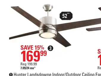 Canadian Tire NOMA Quatra Ceciling Fan. Brown Blades offer