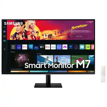 Best Buy Samsung m7 32" 4k ultra hd 60hz 4ms gtg va led smart monitor (ls32bm702unxgo) - black offer
