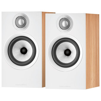 Best Buy Bowers & wilkins 607 s2 anniversary 120w bookshelf speaker - pair - oak offer