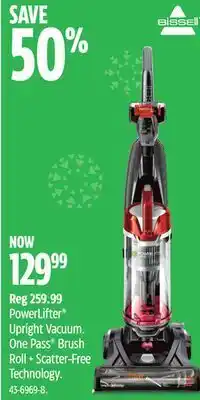 Canadian Tire Bissell powerlifter® upright vacuum. offer