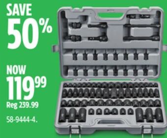 Canadian Tire Maximum impact socket sets offer