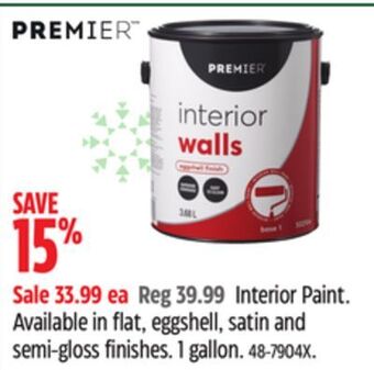 Canadian Tire Premier interior paint offer