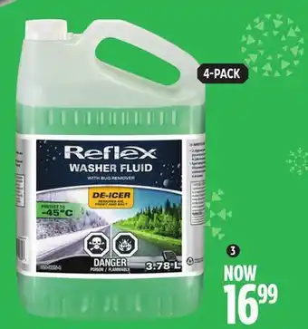 Canadian Tire Reflex -45°c all-season washer fluid + detergent offer