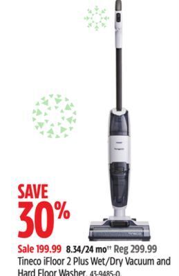 Canadian Tire Tineco ifloor 2 plus wet/dry vacuum and hard floor washer offer