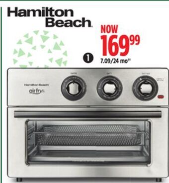 Canadian Tire Hamilton beach 6-slice air fryer toaster oven offer