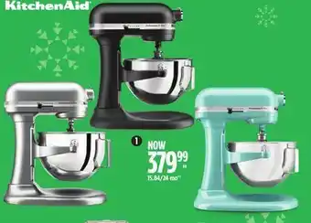 Canadian Tire Kitchenaid® professional 5™ plus series bowl-lift stand mixer w/ 10 speeds, black, 5qt offer
