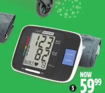 Canadian Tire Simply accurate premium blood pressure monitor offer