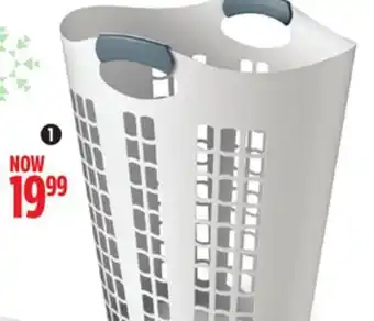 Canadian Tire Type a easy-carry laundry hamper offer