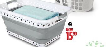 Canadian Tire Type a collapsible laundry basket offer