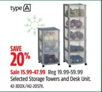Canadian Tire Type a clear grey frame 3-drawer storage tower/cart with wheels, 26-in offer