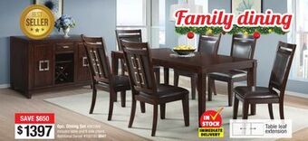 Bad Boy Superstore 6pc. dining set offer