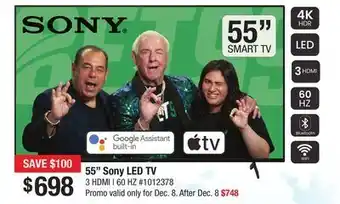 Bad Boy Superstore 55" sony led tv offer