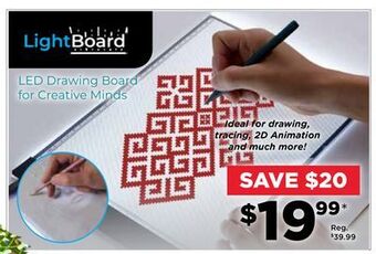 Showcase Light board offer