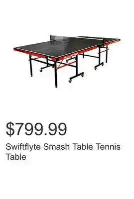 Costco Swiftflyte smash table tennis table offer