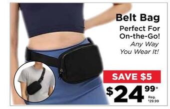 Showcase Belt bag offer