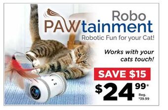Showcase Robo pawtainment robotic fun for your cat! offer