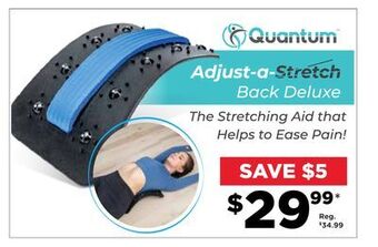 Showcase Quantum adjust-a-stretch back deluxe offer