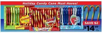 Showcase Holiday candy cane offer