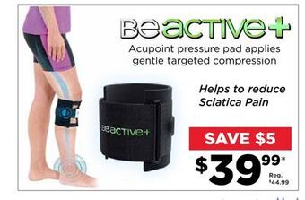 Showcase Beactive plus back pain relief wrap offer