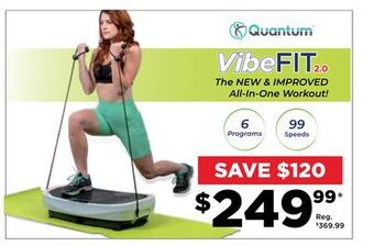 Showcase Quantum vibe fit 2.0 offer