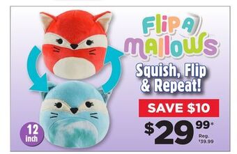 Showcase Squishmallows 12in flip-a-mallows 2022 offer
