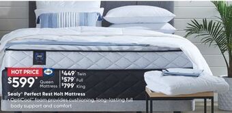 Sleep Country Sealy perfect rest holt mattress offer