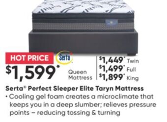 Sleep Country Serta® perfect sleeper elite taryn mattress offer