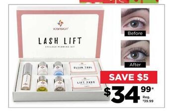 Showcase Iconsign eyelash lift & perm home kit offer