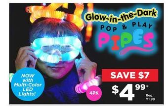 Showcase Pop & play pipes glow-in-the-dark offer