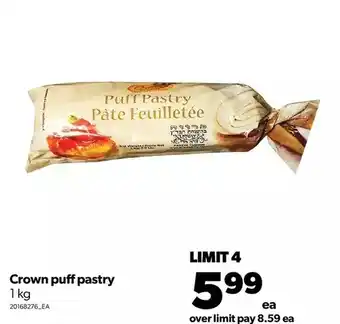 Real Canadian Superstore Crown puff pastry offer