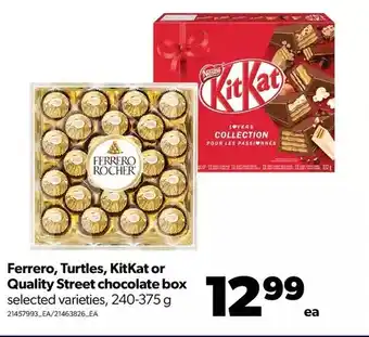 Real Canadian Superstore Ferrero, turtles, kitkat or quality street chocolate box offer