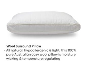 Sleep Country Wool surround pillow offer